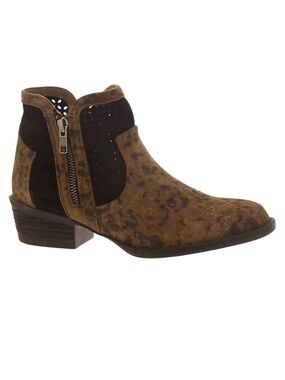Corky’s Girl Leather Boots, Ankle Size 7, Rubber Sole